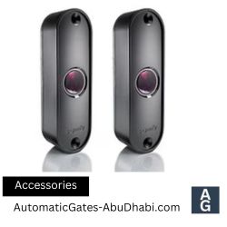 SOMFY MASTER PRO BITECH photocell sensors for gate and garage door safety with sleek black design