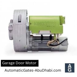 Gray and light green garage door motor with KINGSLES branding.