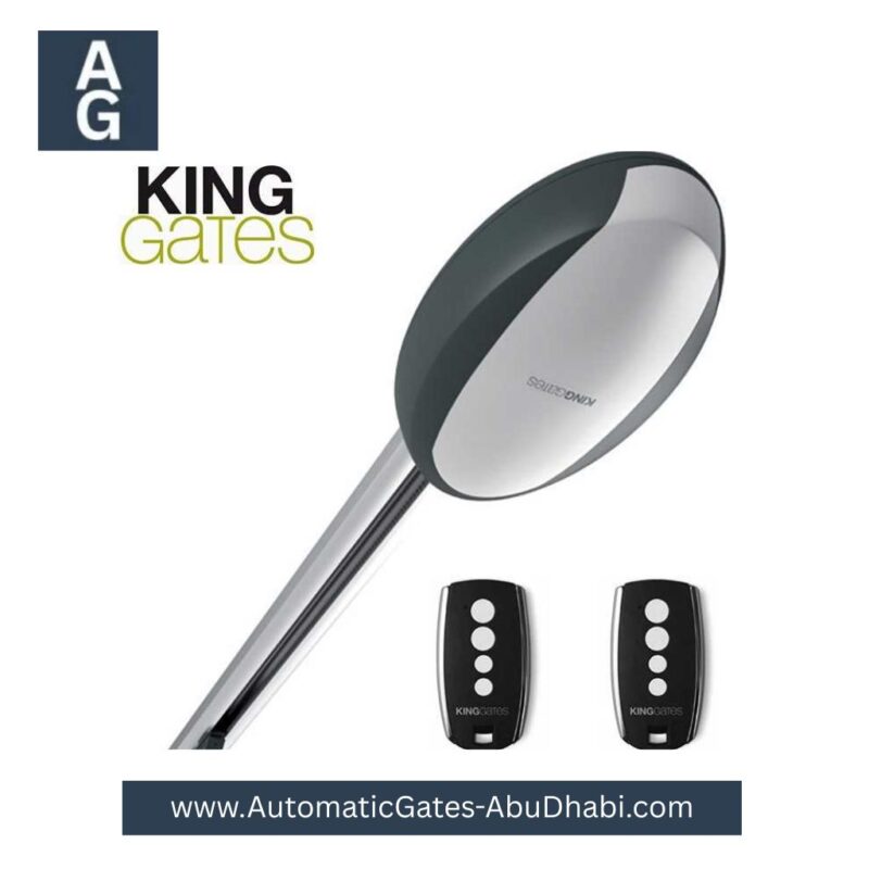 King Gates ROLLS 700 garage door opener with two remote controls – sleek and modern design.