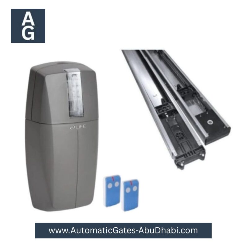 LIFE PROBO PR100 XL gate motor with track system and remote controls from Automatic Gates Abu Dhabi