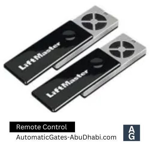 Two remote control devices displayed together, featuring the text "remote control" prominently on their surfaces.